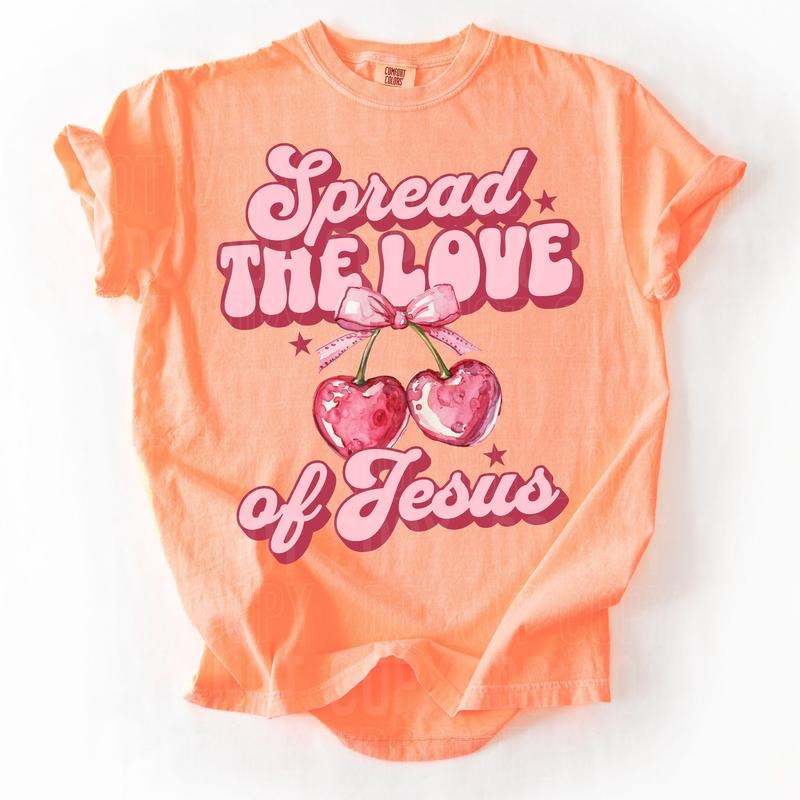 Spread the Love of Jesus DTF Transfers - THIS IS NOT A SHIRT Hoodie, Sweatshirt | HypeCrazeTee.com