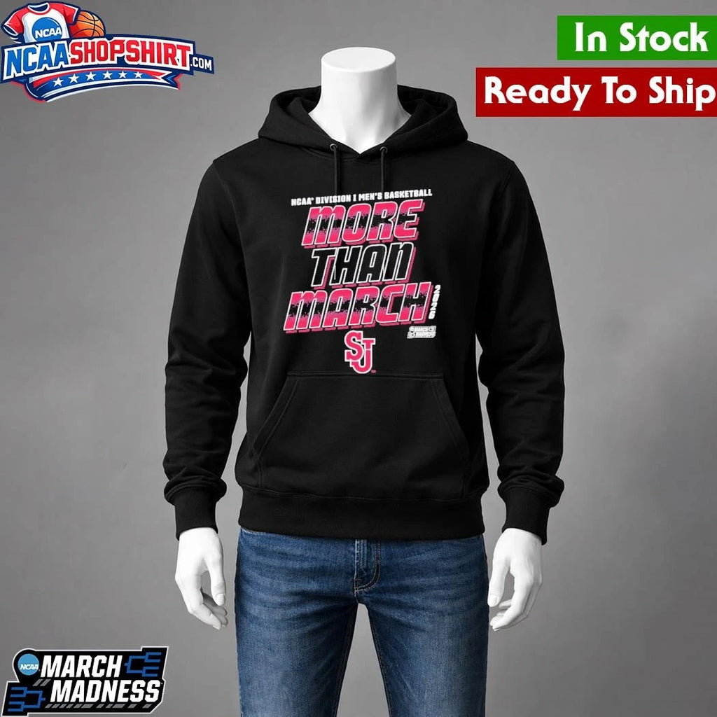 St John’s Red Storm Men’s Basketball NCAA Division I March Madness 2026 More Than March Shirt