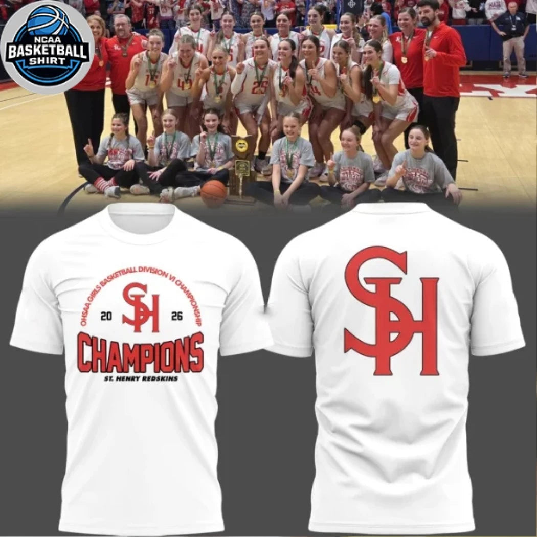 St. Henry Redskins OHSAA Girls Basketball Division Champions Shirt