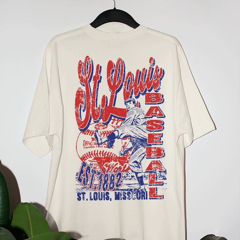 St. Louis Baseball 90's T Shirt, Vintage Baseball Fan Shirt, Cardinals Shirt, Game Day Apparel, Baseball Season, St....
