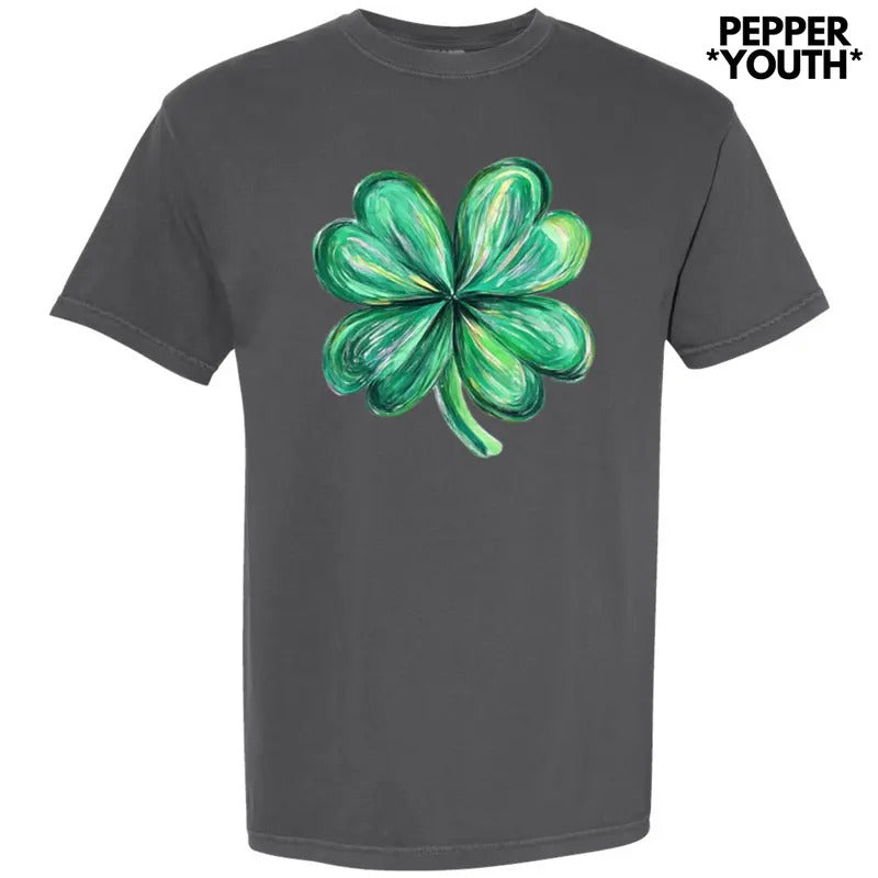 *** St. Patrick's Day Shamrock Comfort Colors T-Shirt (Youth) Hoodie, Sweatshirt | HypeCrazeTee.com