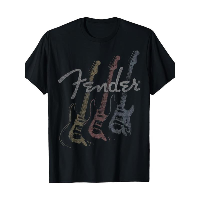 Stacked Guitar Faded Logo T-Shirt Made in USA Hoodie, Sweatshirt | HypeCrazeTee.com