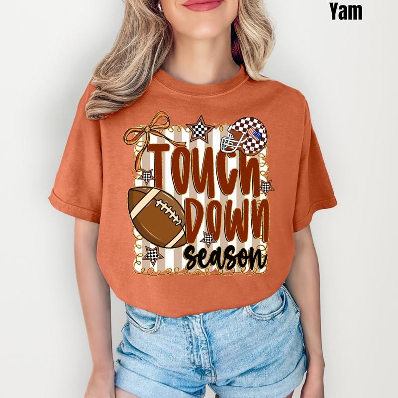 Star Touchdown Season Comfort Colors T-Shirt 'NLB' Hoodie, Sweatshirt | HypeCrazeTee.com