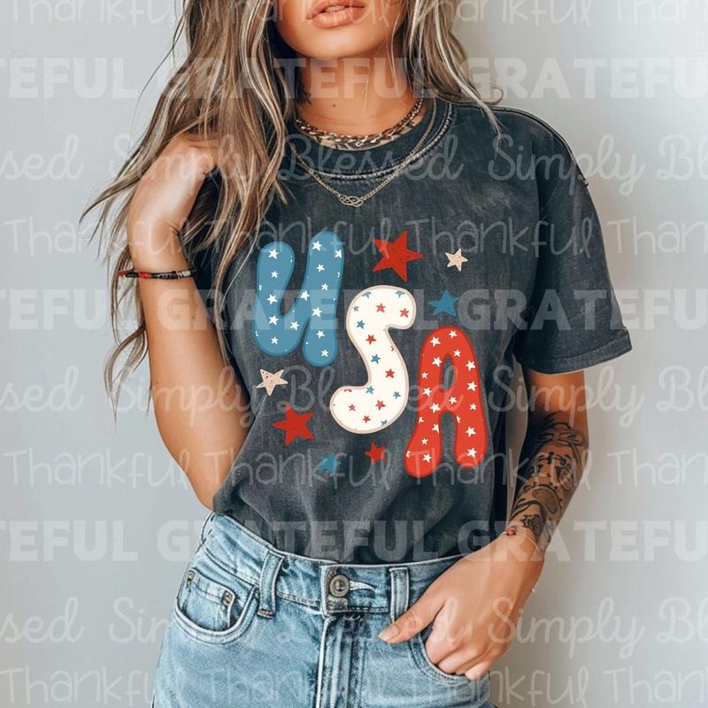 USA W/ Stars DTF Transfers - THIS IS NOT A SHIRT Hoodie, Sweatshirt | HypeCrazeTee.com