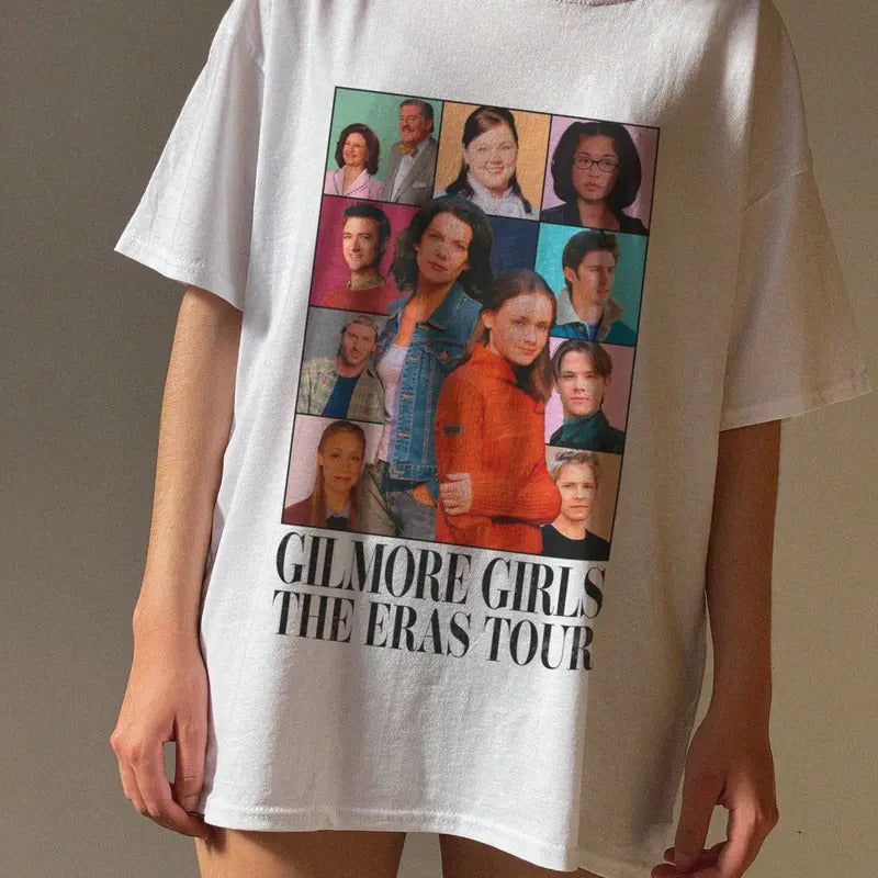 Stars Hollow Gilmore Eras Shirt, Eras Tour tshirt, Stars Hollows Shirt, Tv Show Shirt Cotton Crewneck Shortsleeve Unisex...