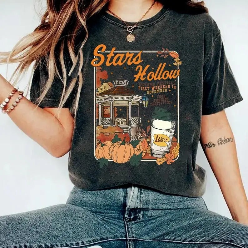 Stars Hollow Shirt Gilmore Shirt Fall Shirt Autumn Festival T-Shirts, Hoodie, Sweatshirt