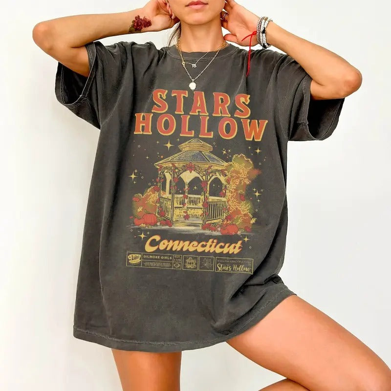 Stars Hollow Shirt Gilmore Shirt Stars Hollow Connecticut Gilmore Lukes Diner Shirt T-Shirts, Hoodie, Sweatshirt