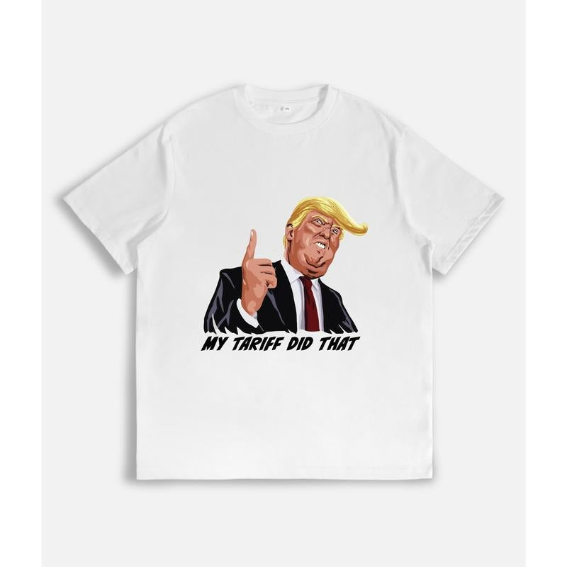 Statement T-shirt: Trump with the slogan "I did it" and finger pointing up Hoodie, Sweatshirt | HypeCrazeTee.com
