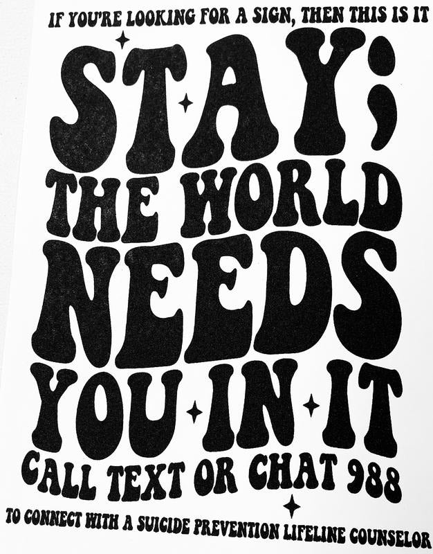 "Stay" Graphic T-Shirt Hoodie, Sweatshirt | HypeCrazeTee.com