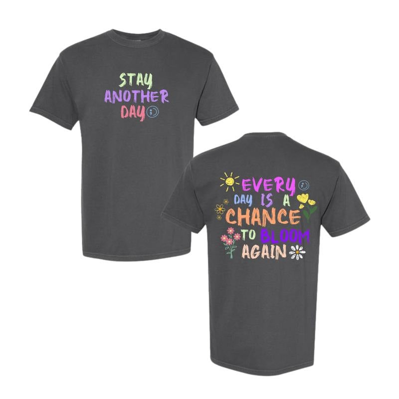 Stay Another Day Spring '25 Exclusive Premium Mental Health Awareness T-Shirt Hoodie, Sweatshirt | HypeCrazeTee.com