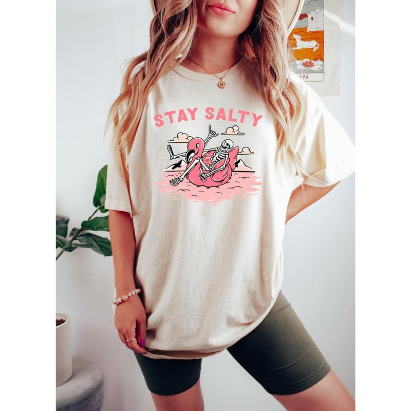 Stay Salty Salty Skeleton Beach Salty Funny Skeleton Beach Funny Beach Skeleton Shirt T-Shirts, Hoodie, Sweatshirt