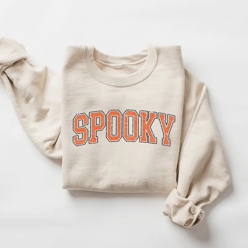 Stay Spooky Sweatshirt, Halloween Sweatshirt, Halloween Gift Hoodie, Womens Halloween Sweatshirt, Spooky Season Shirt,...