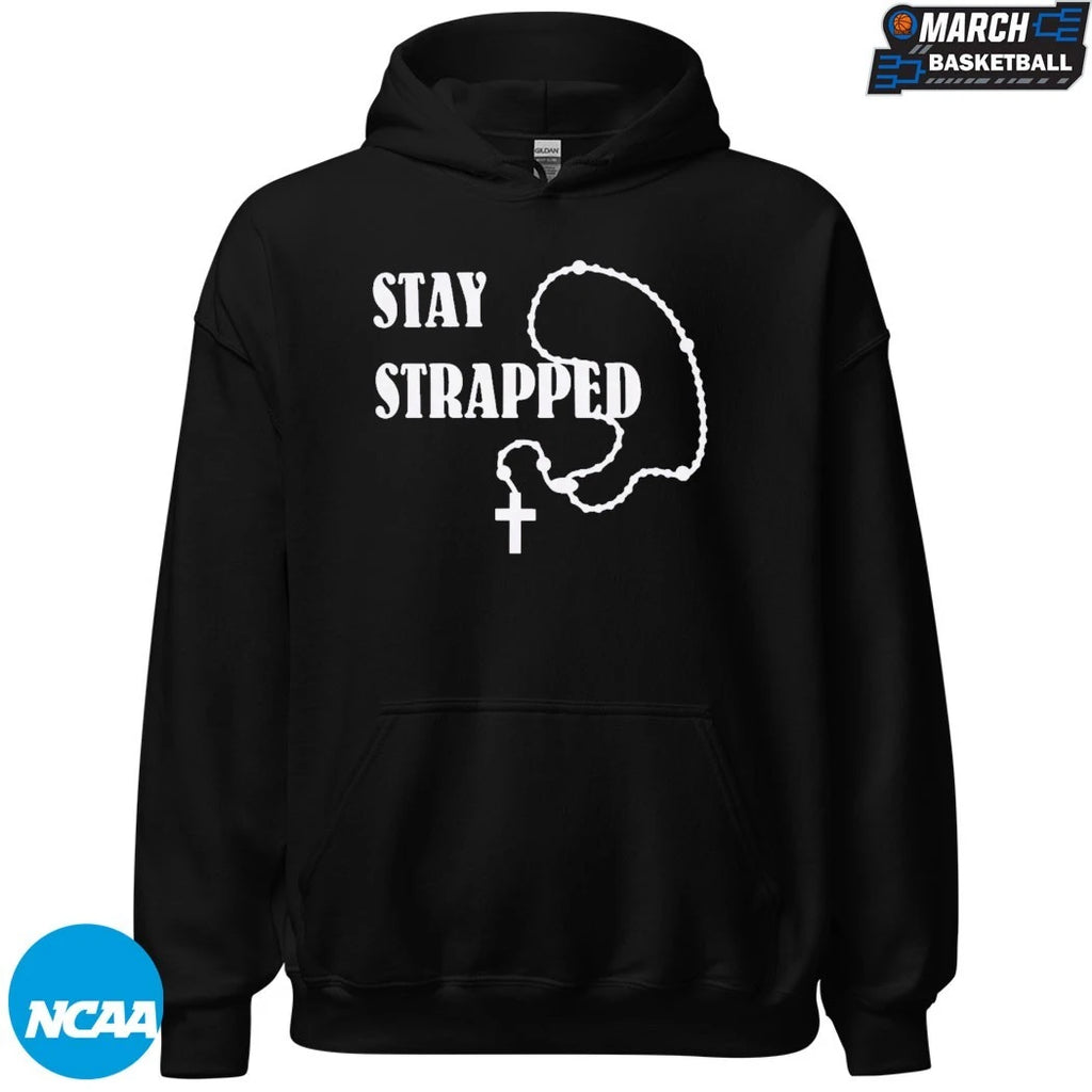 Stay Strapped Christian Rosary Cross Faith T-shirts