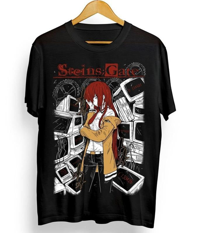 Steins Gate T-Shirt Kurisu Makise Girl Kawaii Waifu Anime Shirt Tee All Size Hoodie, Sweatshirt | HypeCrazeTee.com