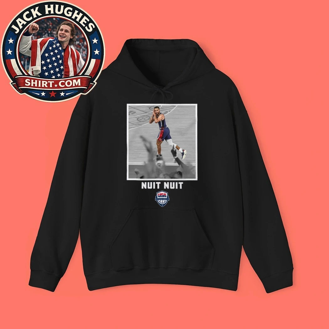 Stephen Curry USA Basketball Stadium Essentials Unisex Gold Medal Moments Night Night T-Shirt