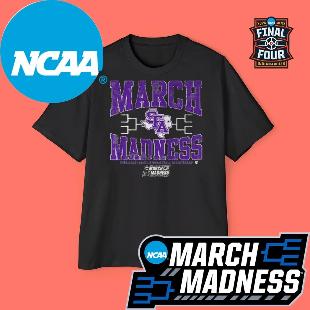 Stephen F. Austin Ladyjacks WBB 2026 NCAA Women’s Basketball Championship March Madness Logo Shirt