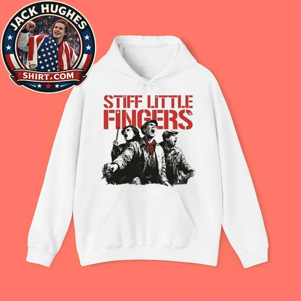 Stiff Little Fingers Band Raise Your Voice Ecru Tour Shirt