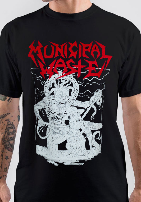Strangler Municipal Waste Band T-Shirt