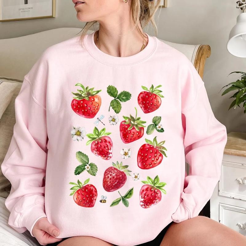 Strawberries DTF Transfers - THIS IS NOT A SHIRT Hoodie, Sweatshirt | HypeCrazeTee.com