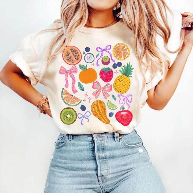 Strawberry Collage Bow Berry Species Fruit Lover Blueberry Strawberry T-Shirt Hoodie, Sweatshirt | HypeCrazeTee.com