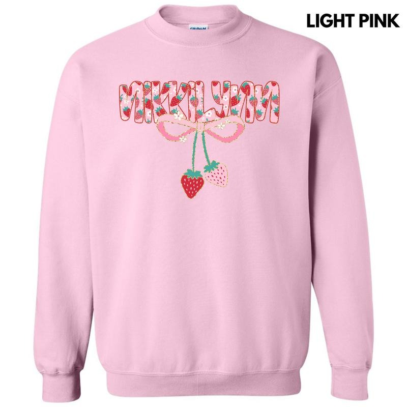 Strawberry Nikkilynn Sweatshirt 'NLB' T-Shirts, Hoodie | HypeCrazeTee.com
