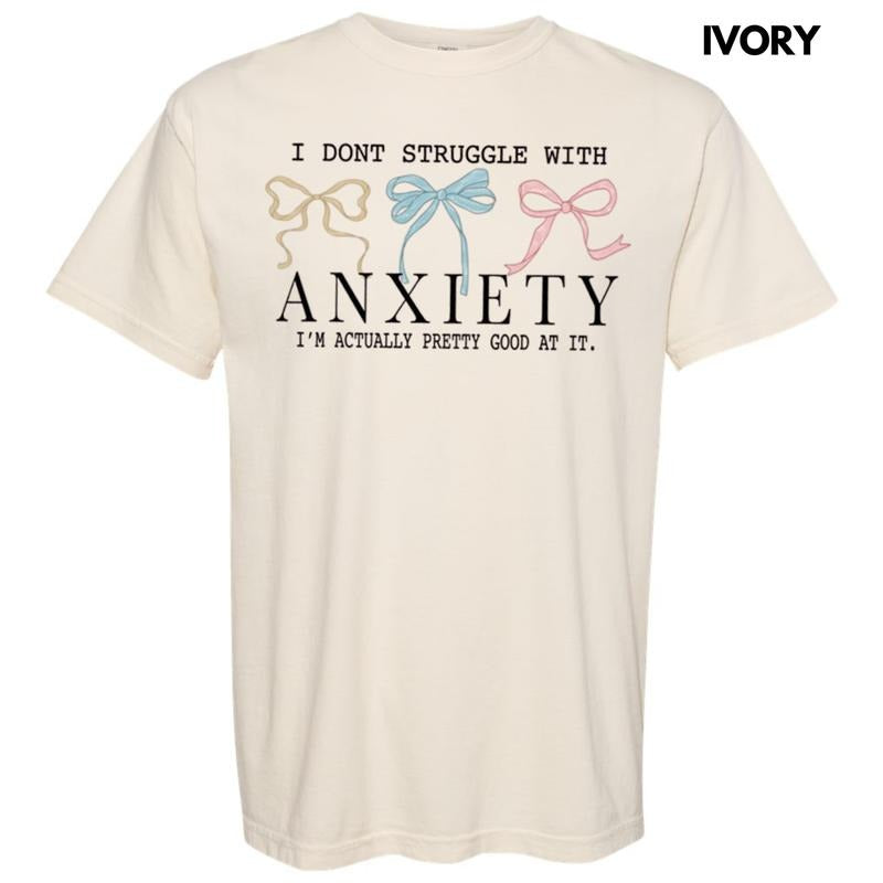 Struggle With Anxiety Comfort Colors T-Shirt Hoodie, Sweatshirt | HypeCrazeTee.com