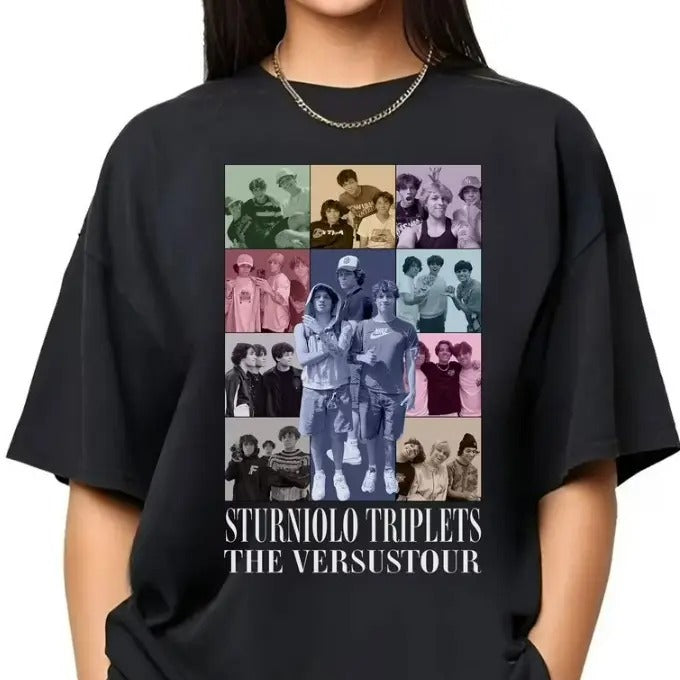 Sturniolo Triplets Era Tour Shirt, Sturniolo Triplet Shirt, Unisex Tshirt Hoodie, Sweatshirt | HypeCrazeTee.com