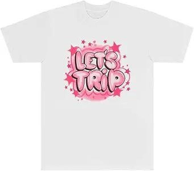 Sturniolo Triplets Let's Trip Airbrush Tee New Logo Merch Women Men Fashion Casual Short Sleeve T-shirts Top Womenswear ...