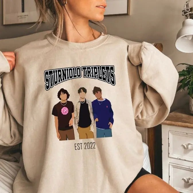 Sturniolo Triplets Sweatshirt, Cozy and Trendy Fan Favorite T-Shirts, Hoodie | HypeCrazeTee.com