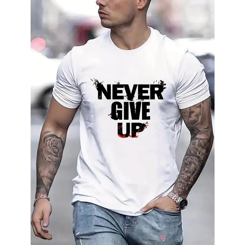 Stylish Casual Men's Letter Print T-shirt Hoodie, Sweatshirt | HypeCrazeTee.com