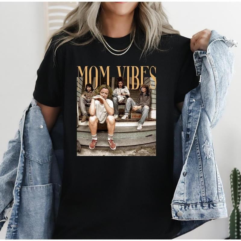 Stylish and Relatable T - Shirt: "Mom Vibes" T