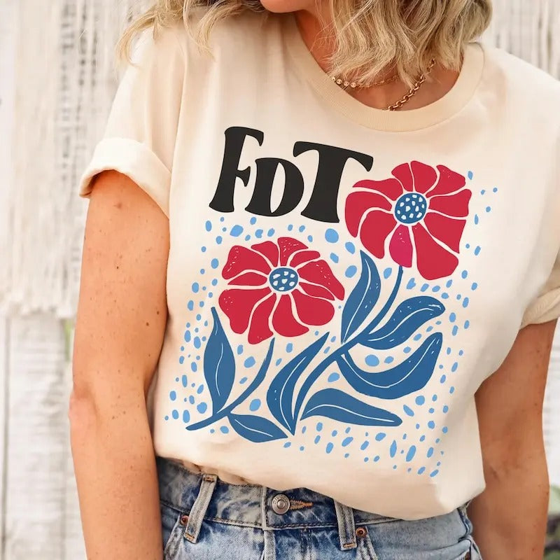 Subtle Anti Trump shirt, FDT shirt anti maga shirt, anti trump gift, Liberal shirt, democrat shirt, feminist shirt, funny...