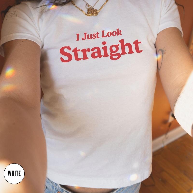 Subtle Lesbian Baby Tee, Butch Bait, Sapphic Shirt, WLW Gift Ideas, Femme Lesbian Pride Girlfriend Gift, Queer Fashion,I...