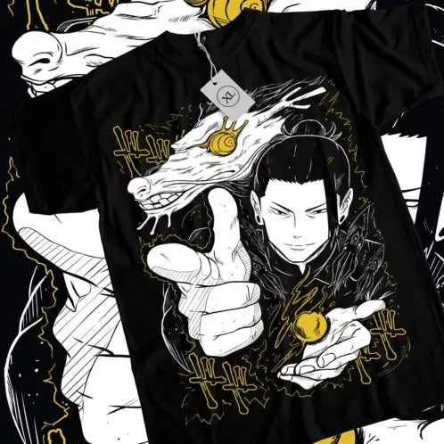 Suguru Geto T-shirt Jujutsu Kaisen Getou jjk Horror Anime Black Shirt All Size Hoodie, Sweatshirt | HypeCrazeTee.com