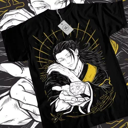 Suguru Geto T-shirt Jujutsu Kaisen shirt Getou jjk Anime Black shirt All Size Hoodie, Sweatshirt | HypeCrazeTee.com