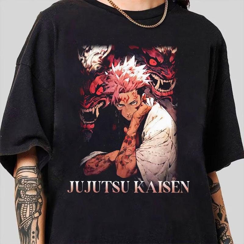 Sukuna Shirt Sweatshirt Hoodie T-shirt, Sukuna Ryomen Graphic Design shirt, JJK Anime shirt, JujutsuKaisen Anime Shirt,...