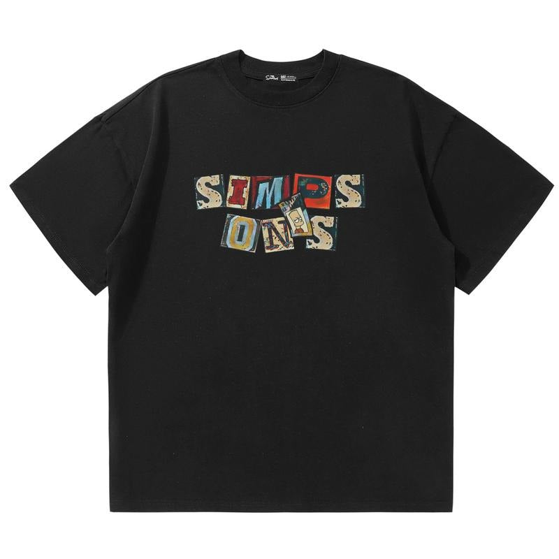Summer New Pure Cotton Short Sleeve T-shirt Breathable round Neck Top Print Hoodie, Sweatshirt | HypeCrazeTee.com