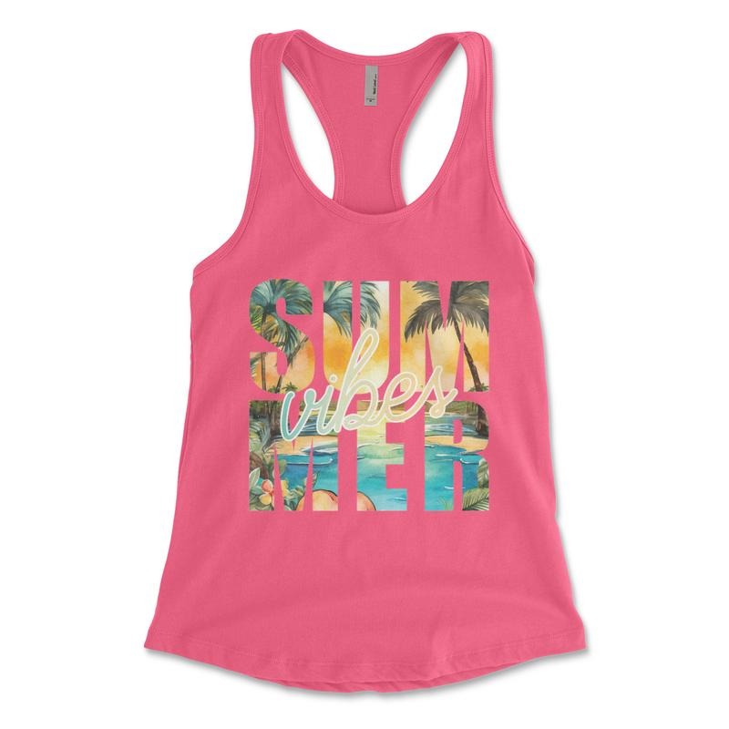 Summer Vibes Tee - Beach T-shirt - Graphic Tee - Oversized T-shirt Hoodie, Sweatshirt | HypeCrazeTee.com