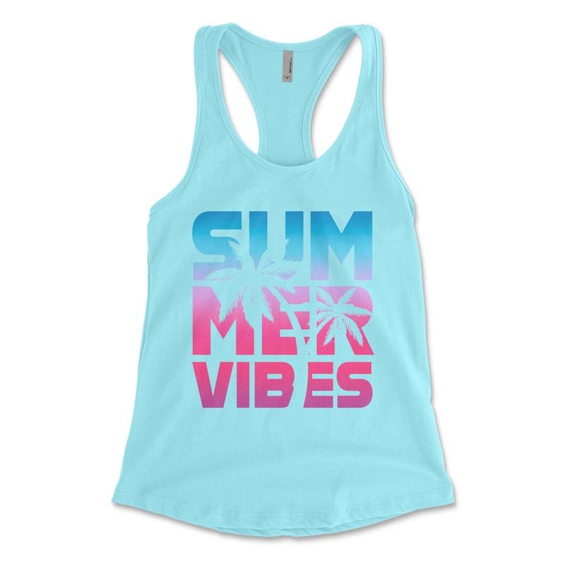 Summer Vibes Tshirt - Graphic Tee - Beach Tshirt - Oversized Tee Hoodie, Sweatshirt | HypeCrazeTee.com