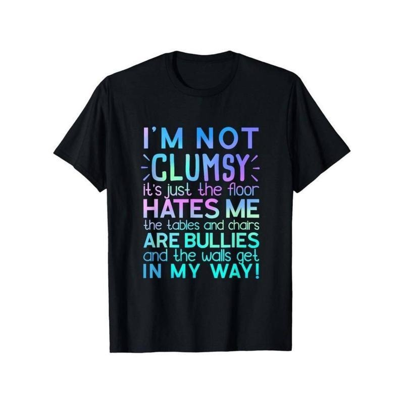 Summer t Shirts I'm Not Clumsy T Shirt Funny People saying Sarcastic Gifts T-Shirt, Trendy Cotton Tops Short Sleeve...