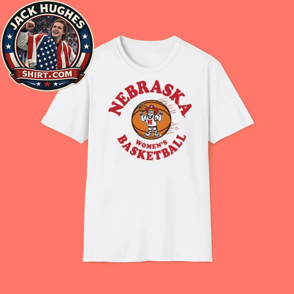 Summit Sportswear Nebraska Cornhuskers White Womens Basketball Herbie Shirt
