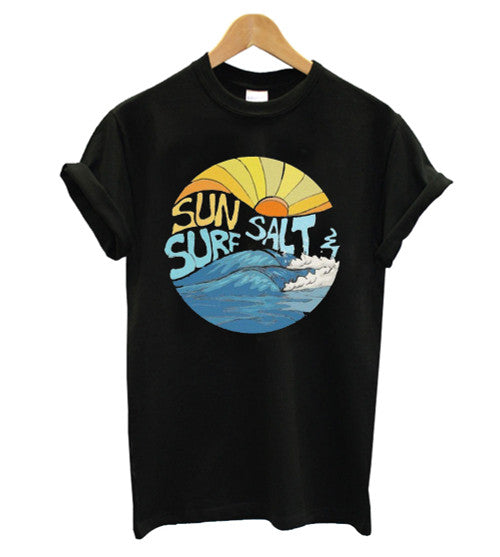 Sun Salt Surf Retro Graphic Men's T-Shirt Tee