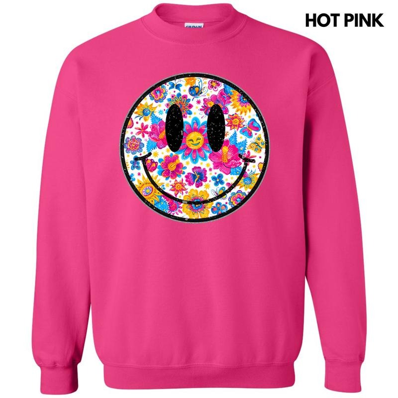 Sunny Butterfly Happy Face Sweatshirt 'NLB' T-Shirts, Hoodie | HypeCrazeTee.com