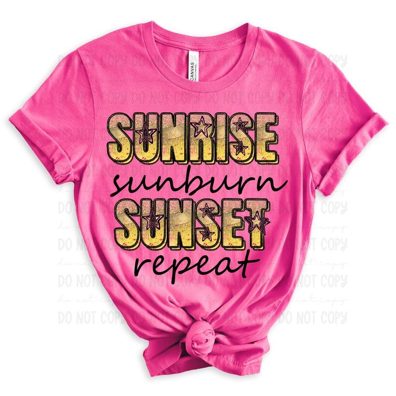 Sunrise Sunburn DTF Transfers - THIS IS NOT A SHIRT Hoodie, Sweatshirt | HypeCrazeTee.com