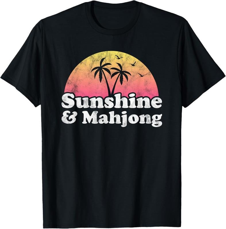 Sunshine and Mahjong T-Shirt Hoodie, Sweatshirt | HypeCrazeTee.com