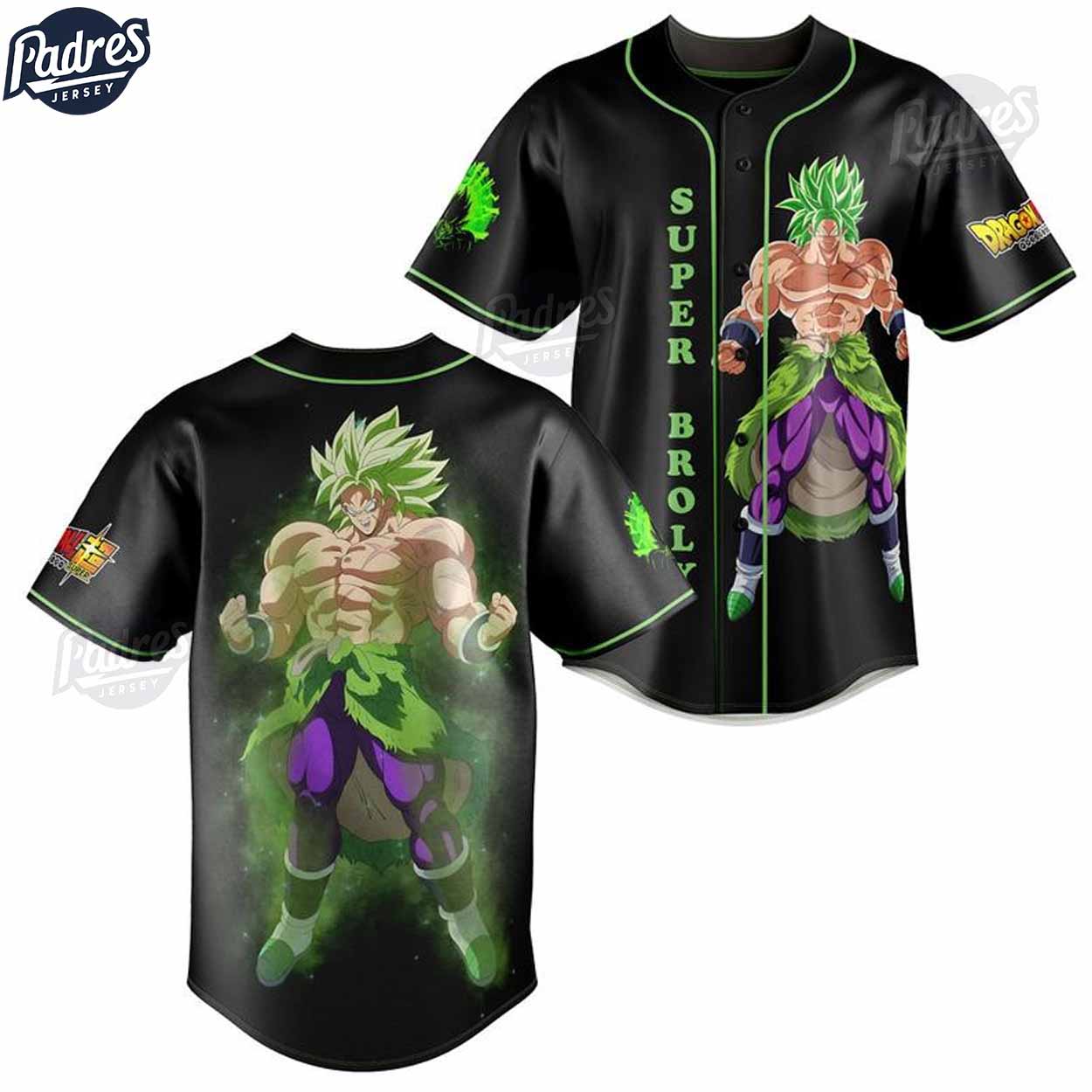 Super Broly Baseball Jersey Limited - Dragon Ball Z - Padres Jersey Oasis: Elevate Your Baseball Style Game