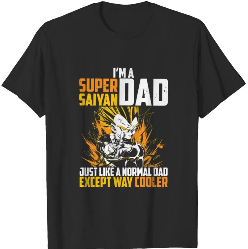 Super Saiyan Dad Vegeta T Anime Manga Him Menswear Top T-Shirts, Hoodie, Sweatshirt