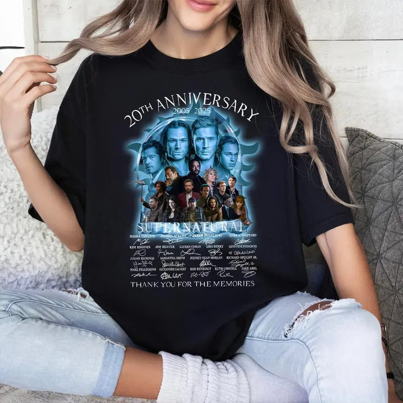 Supernatural T Shirt, Dean Sam T Shirt,  Gift For Woman and Man Unisex T-Shirt Sweatshirt Hoodie Casual Cotton