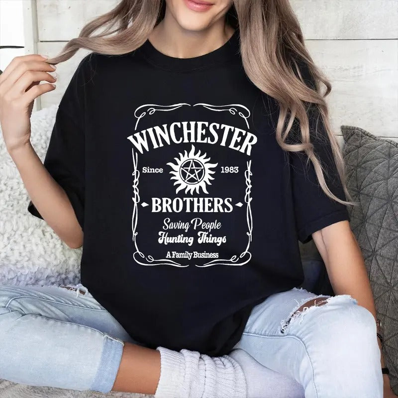 Supernatural T Shirt, Winchester Brothers T Shirt, Gift For Woman and Man Unisex T-Shirt Sweatshirt Hoodie | HypeCrazeTee.com
