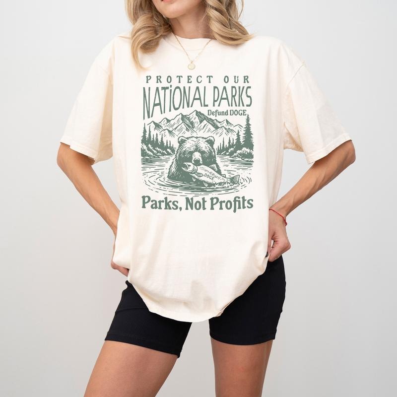 Support National Parks Comfort Colors Shirt, Granola Girl Shirt, Parks Over Profit Shirt, National Park Shirt, Park...